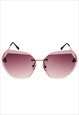 OVERSIZED BUTTERFLY WITH ROSE GOLD FRAME