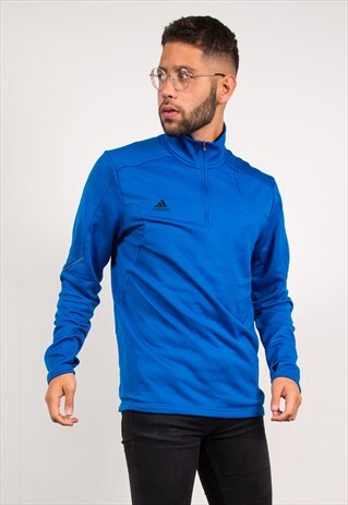 ADIDAS 1/4 ZIP SPORTS SWEATSHIRT