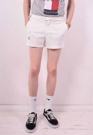 MENS VINTAGE SHORTS W30 WHITE 90'S