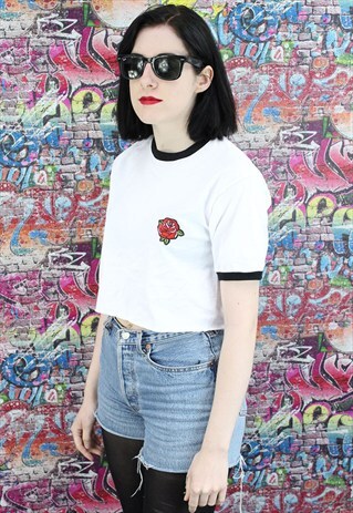 REWORKED CROP TOP. FESTIVAL.