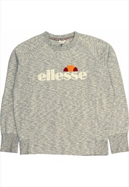 ellesse 90's Spellout Crewneck Sweatshirt Medium Grey