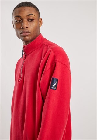 VINTAGE NAUTICA 1/4 ZIP SWEATSHIRT