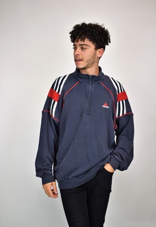 VINTAGE 90'S 1/4 ZIP ADIDAS SWEATSHIRT