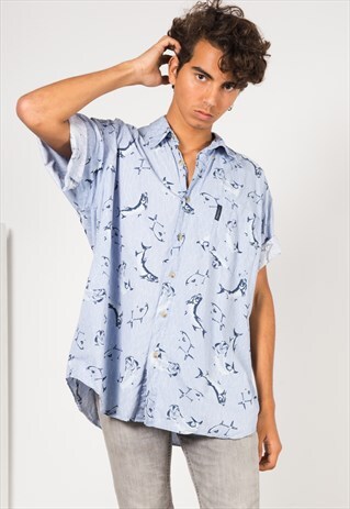 VINTAGE 80S HAWAIIAN SHIRT / S1559