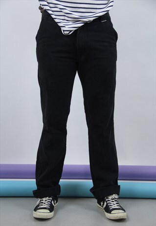 VINTAGE BELSTAFF BLACK SOFT JEANS