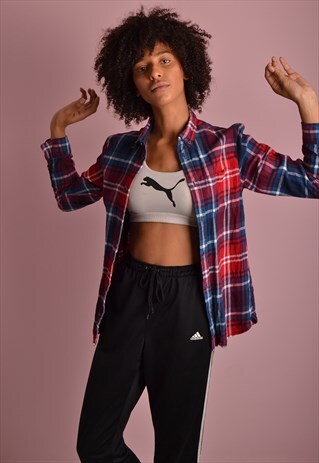 CHECK FLANNEL SHIRT GRS915