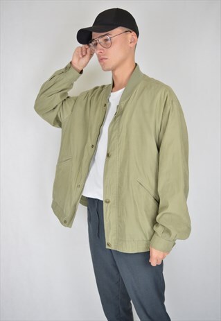 VINTAGE BROWN FESTIVAL BOMBER JACKET
