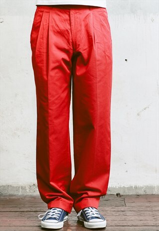 VINTAGE RED TROUSERS