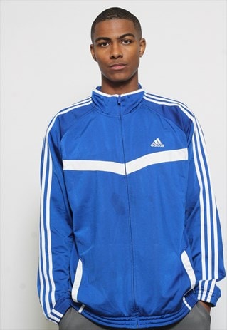 VINTAGE ADIDAS BLUE TRACK JACKET