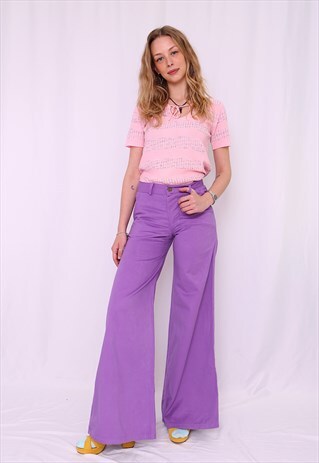 hippy flared trousers