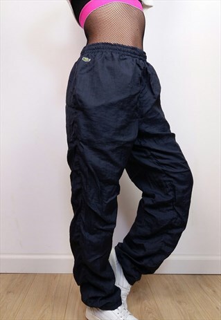 VINTAGE 90'S LACOSTE SHELL TRACK BOTTOMS / JOGGERS / PANTS
