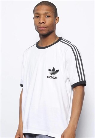 VINTAGE ADIDAS LOGO T-SHIRT WHITE
