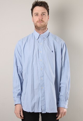 VINTAGE POLO RALPH LAUREN SHIRT X-LARGE