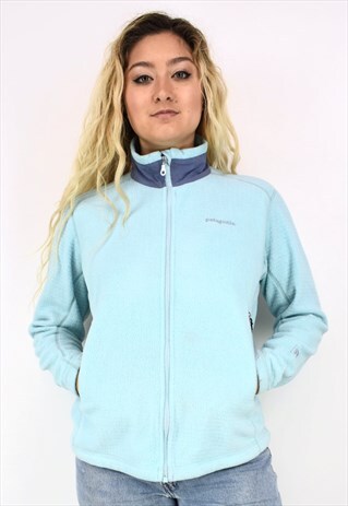 VINTAGE 90'S PATAGONIA BLUE FLEECE JACKET