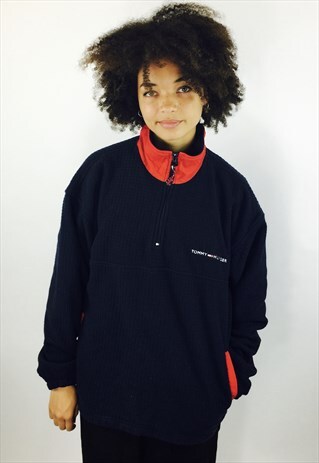TOMMY HILFIGER 90S PULLOVER FLEECE JACKET