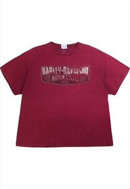 Vintage  Harley Davidson T Shirt Motorcycle Tee Dallas