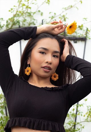 SUNFLOWER EARRINGS