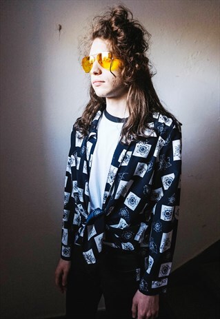 VINTAGE FLOWER PATTERNED SHIRT