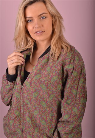 BROWN LIGHTWEIGHT PATTERN JACKET GFJ418