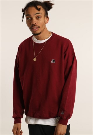 VINTAGE STARTER EMBROIDERED LOGO SWEATSHIRT