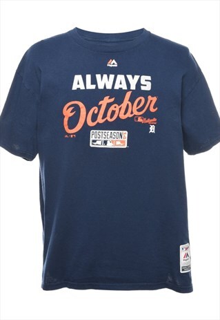 MLB ALWAYS OCTOBER POSTSEASON SPORTS T-SHIRT - XL