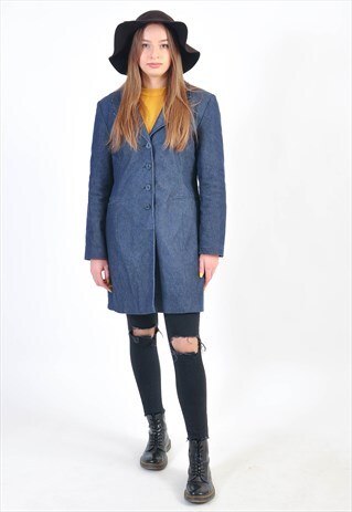 VINTAGE 90'S DENIM BLAZER JACKET