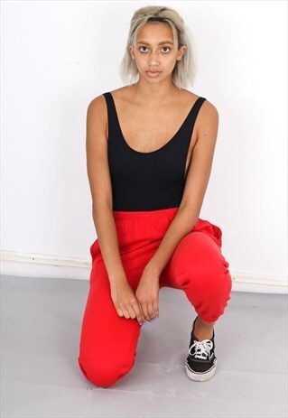 VINTAGE RED TRACK PANT