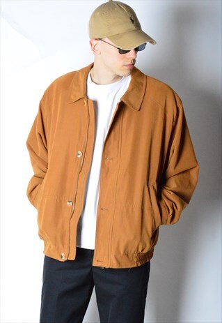VINTAGE 90S MUSTARD BROWN JACKET