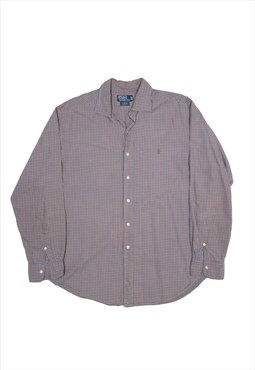 POLO RALPH LAUREN Stanton Shirt Check Long Sleeve Mens XL
