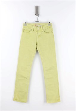 Levi's 511 Low Waist Jeans in Yellow Denim - W29 - L32