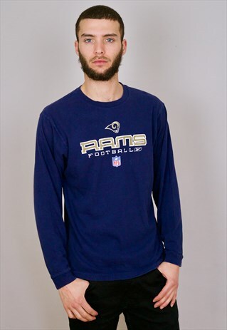 VINTAGE 90S LONG SLEEVE T-SHIRT NAVY