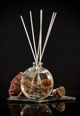 Red Rose Botanical Glass Reed Diffuser