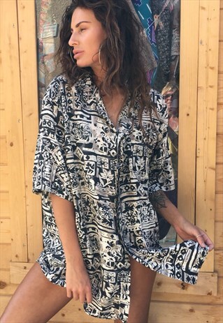 OVERSIZED RETRO 90S 80S VINTAGE UNISEX FESTIVAL SHIRT
