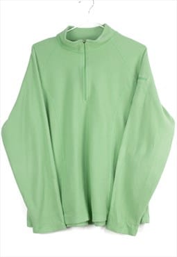 Vintage LL Bean 1/4 zip Fleece in Green L