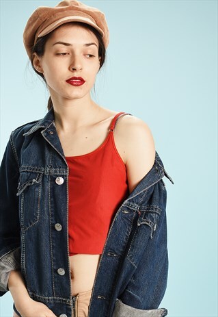 90'S RETRO LEVI'S FESTIVAL TEEN DENIM JACKET