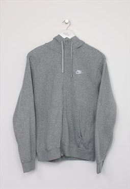 Vintage Nike zip hoodie in grey. Best fits S