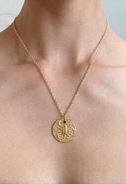 Scorpio: Personalised Zodiac Horoscope Pendant Necklace