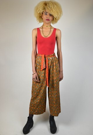 VINTAGE 90'S PATTERNED CULOTTES