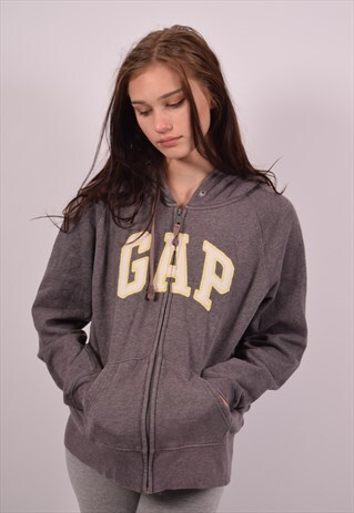 VINTAGE GAP HOODIE SWEATER GREY