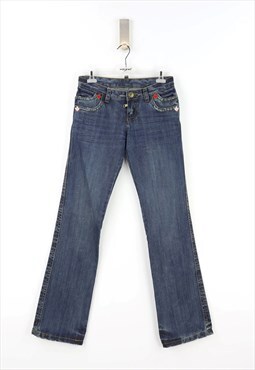 Dsquared2 Bootcut Low Waist Jeans in Dark Denim - 42