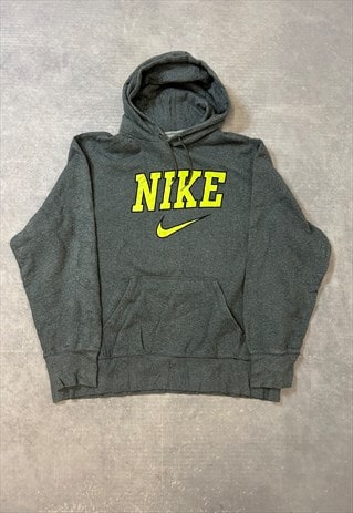 NIKE HOODIE EMBROIDERED SPELL OUT LOGO SWEATSHIRT 