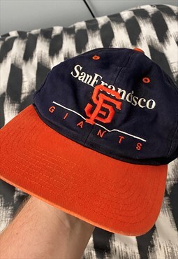 Vintage San Francisco giants orange blue snapback cap 