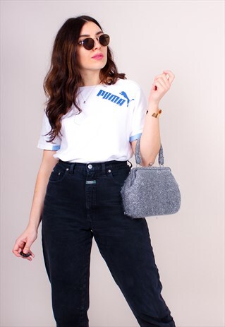 VINTAGE 90S WHITE PUMA T-SHIRT
