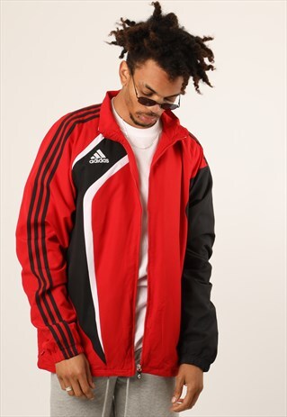 VINTAGE ADIDAS LIGHTWEIGHT WINDBREAKER JACKET