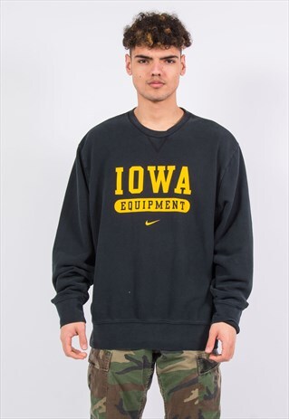VINTAGE NIKE IOWA SWEATSHIRT USA COLLEGE SWEATER