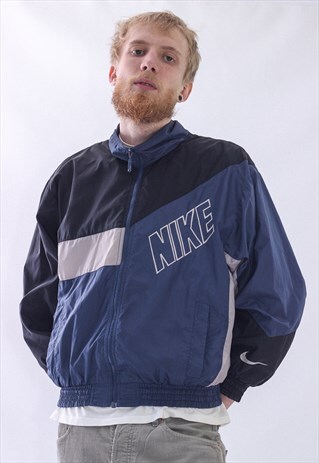 VINTAGE MENS NIKE BIG LOGO WINDBREAKER SUIT JACKET