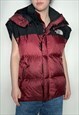 THE NORTH FACE NUPUSTE 800 VINTAGE 90S GILET PUFFER JACKET