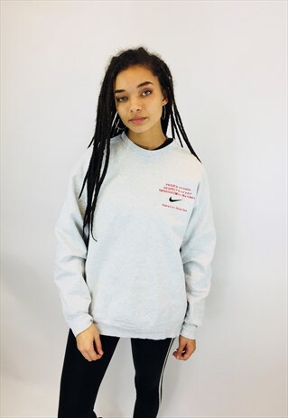 NIKE EMBROIDERED SWOOSH SWEATSHIRT