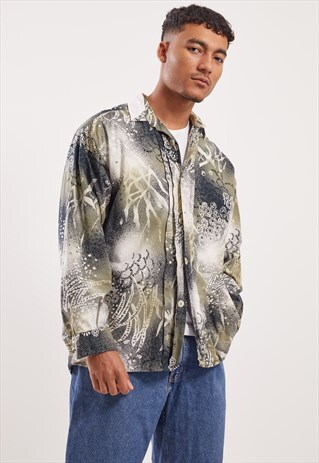VINTAGE PATTERNED FESTIVAL LONG SLEEVE SHIRT