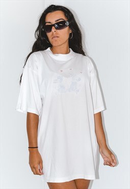 Vintage 90s Animals Graphic Embroidered Tshirt